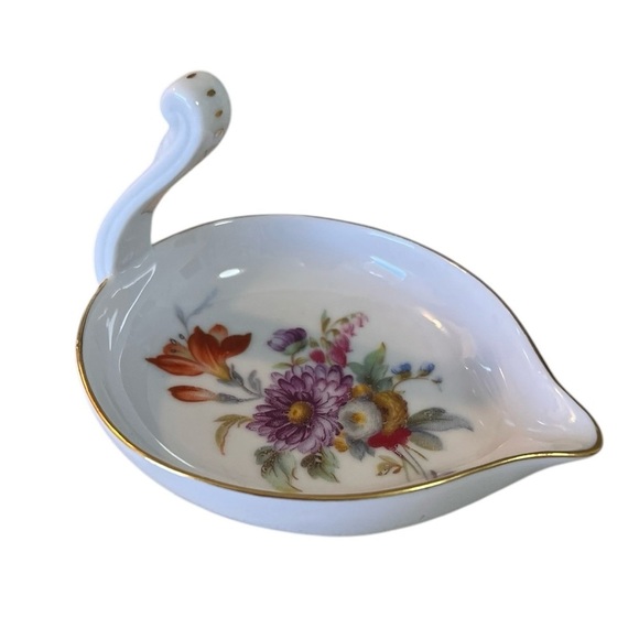 Vintage Swan Shape Richard Ginori Sauce Dip/Pin Porcelain Dish​ - Picture 1 of 7